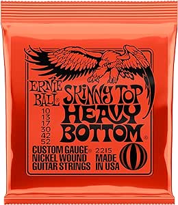 Ernie Ball 2215 Slinky Nickel Wound Electric Guitar Strings - Skinny Top/Heavy Bottom 10-52