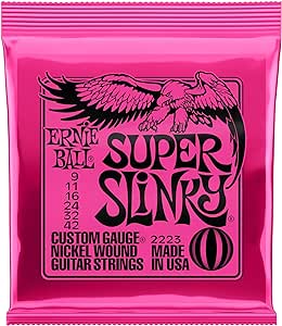 Ernie Ball 2223 Slinky Nickel Wound Electric Guitar Strings - Super 9-42