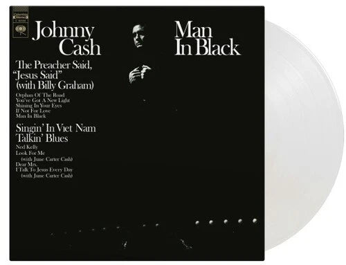 Johnny Cash | Man In Black (Limited Edition, 180 Gram Crystal Clear Vinyl) [Import] | Vinyl